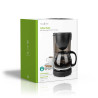 Machine à café 10 tasses 1.25L 750W Noir - NEDIS - KACM150EBK