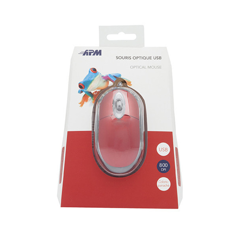 Souris optique Usb 800dpi XM APM 100123 Ravate