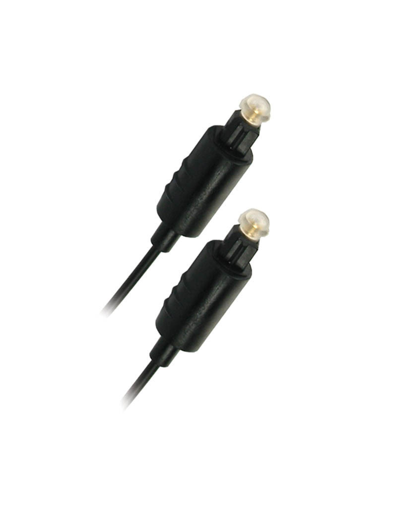 Câble fibre optique Toslink Mâle/Mâle 5m Noir - APM - 416010