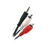 Câble Jack 3.5mm Mâle vers 2 RCA Mâle 1,5m - APM - 419005