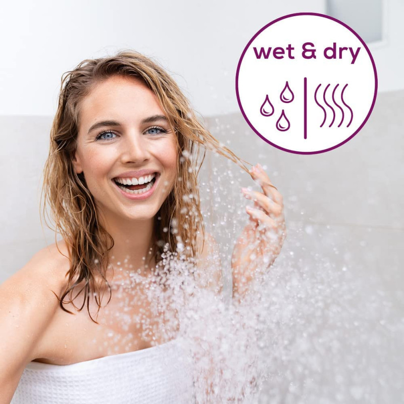 Rasoir Électrique pour Femme Wet & Dry Blanc/Rose - BEURER - HL36