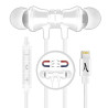 Écouteurs intra-auriculaires Lightning Blanc - AKASHI - ALT26518