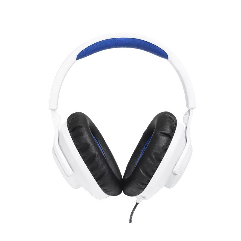 Casque Gaming Quantum 100P Console Blanc/Bleu - JBL - JBLQU100PWHTBLU