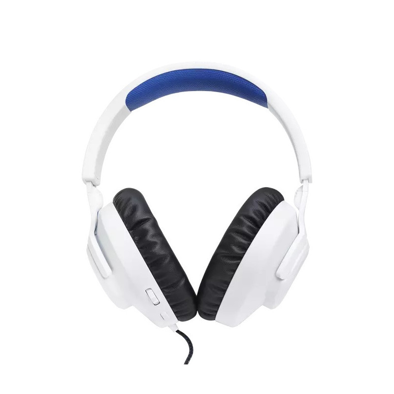 Casque Gaming Quantum 100P Console Blanc/Bleu - JBL - JBLQU100PWHTBLU