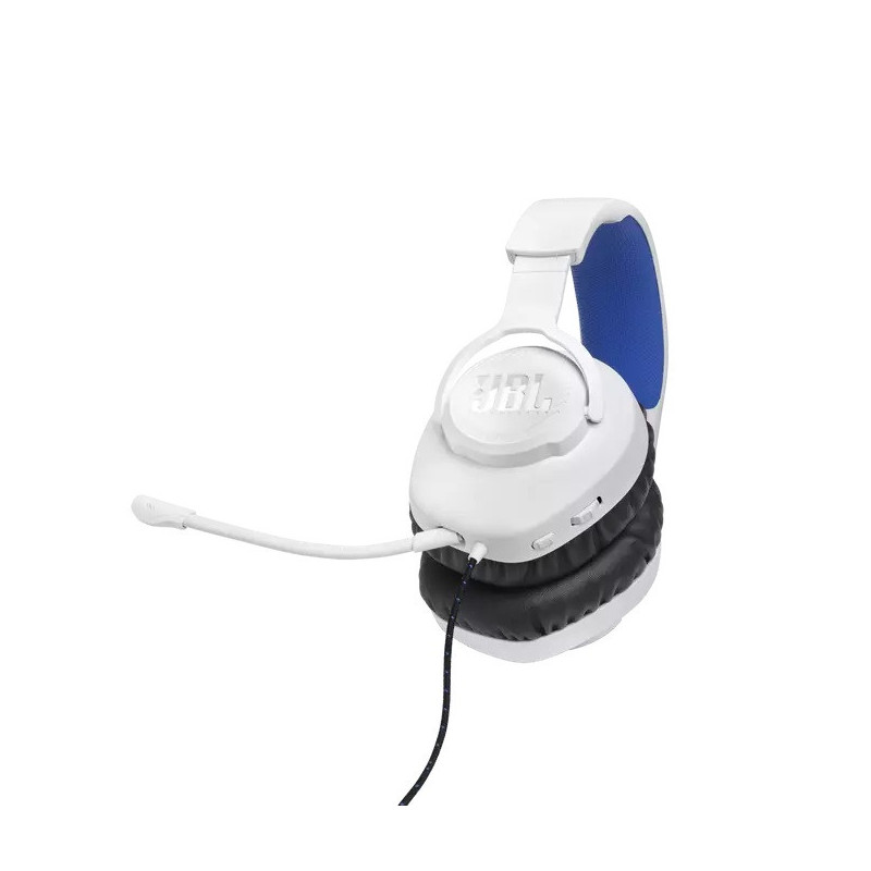 Casque Gaming Quantum 100P Console Blanc/Bleu - JBL - JBLQU100PWHTBLU