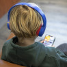 Casque Kids Bluetooth 5.1 + Micro Bleu/Rouge - AKASHI - ALT30607