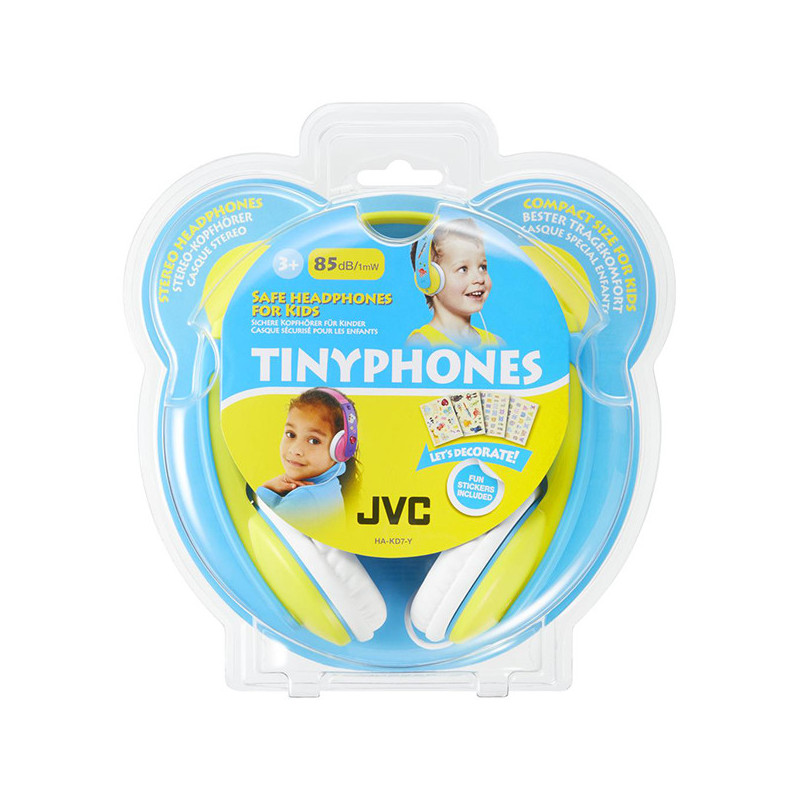 Casque pour Enfants Tinyphones Jaune/Bleu - JVC - HAKD7YNE