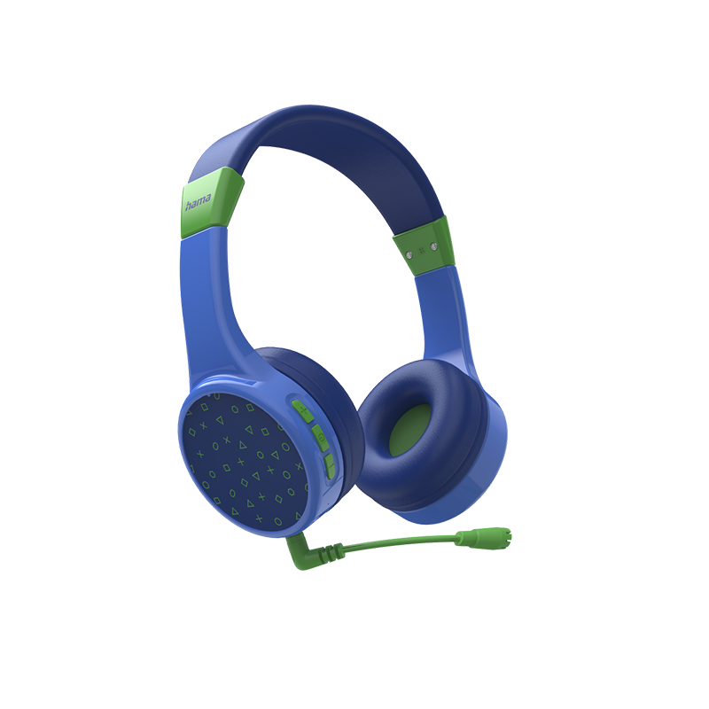 Micro-casque Bluetooth Teens Guard Bleu/Vert - HAMA - 00184111