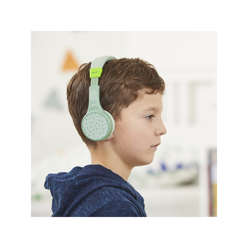 Micro-casque Bluetooth Teens Guard Vert/Vert Menthe - HAMA - 00184112