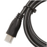 Câble HDMI 4K Ethernet Mâle/Mâle 1.8m Noir - APM - 590459