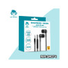 Ecouteur Jack 3.5mm + Micro + Eco 0.02 Noir - GEEK MONKEY - GM074