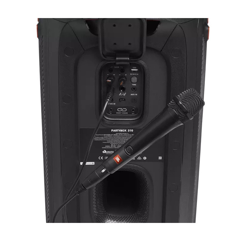 Micro PBM100 pour PartyBox Noir - JBL - JBLPBM100BLK