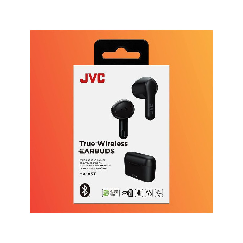 Ecouteurs Bluetooth True Wireless Noir - JVC - HAA3T-BU