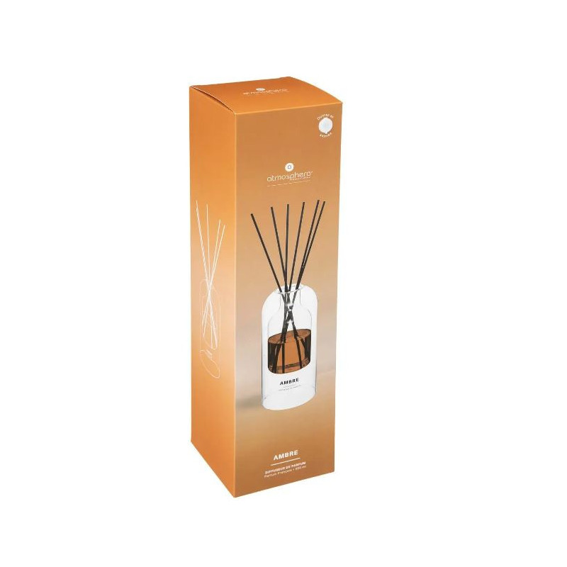 Diffuseur Ilan ambre 500mL en verre - ATMOSPHERA