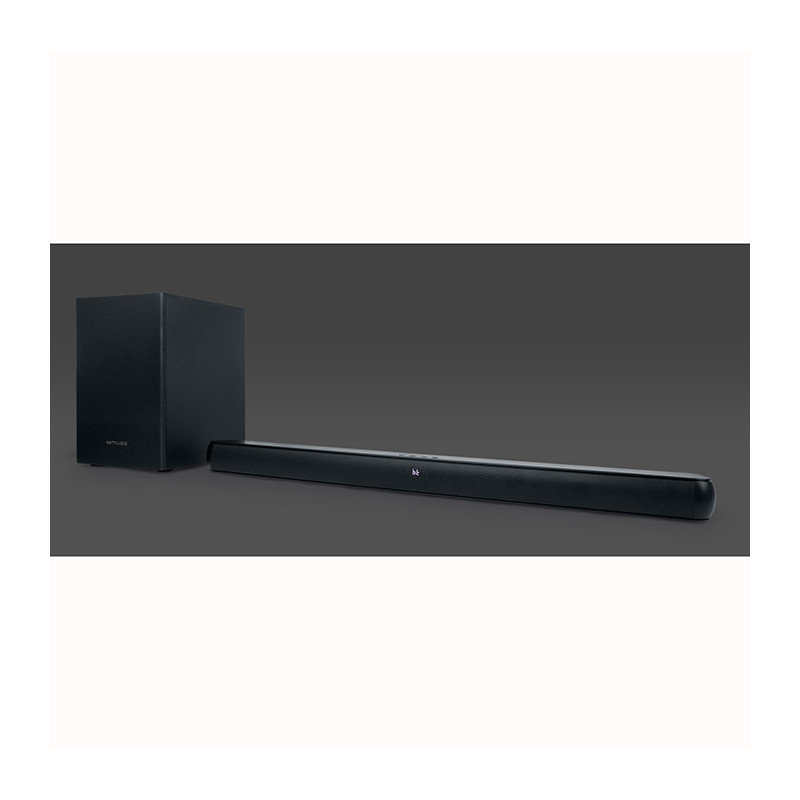 Barre de Son 2.1 + Caisson de Basse Bluetooth 5.0 200W Noir - MUSE