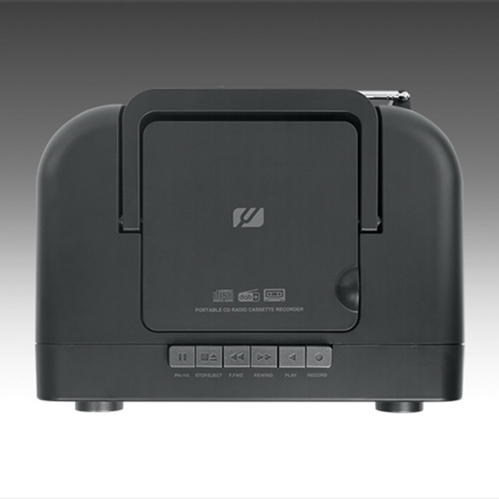 WE Radio Réveil Connecté Portable Dab Dab+ FM Enceinte Bluetooth Batterie  Rechargeable Lecteur USB Micro SD - Noir : : High-Tech