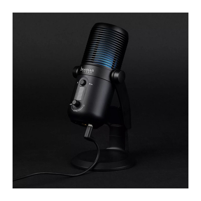 Microphone Streaming Drakkar Fury Pro Noir - KONIX - 61881119909