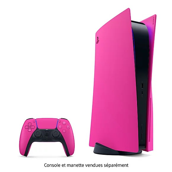 Plaque manette Playstation 5 - Rosé - Plaque décoration manette PS5