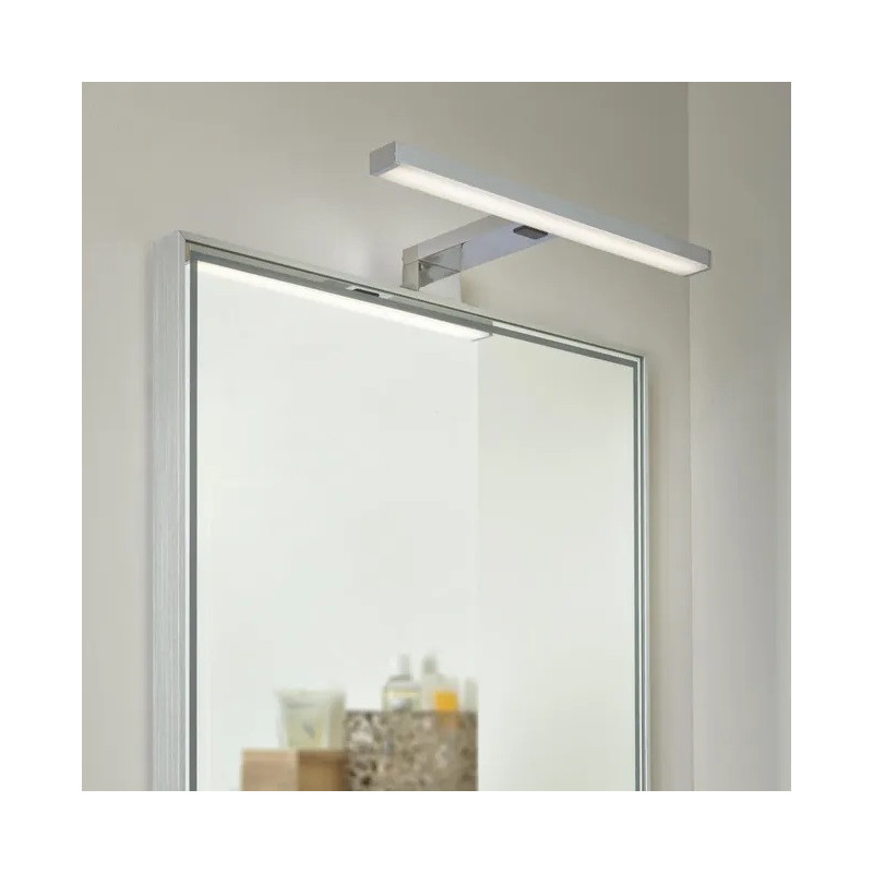 Spot à Fixer sur Miroir LED Slim L30cm Chrome - ELEA