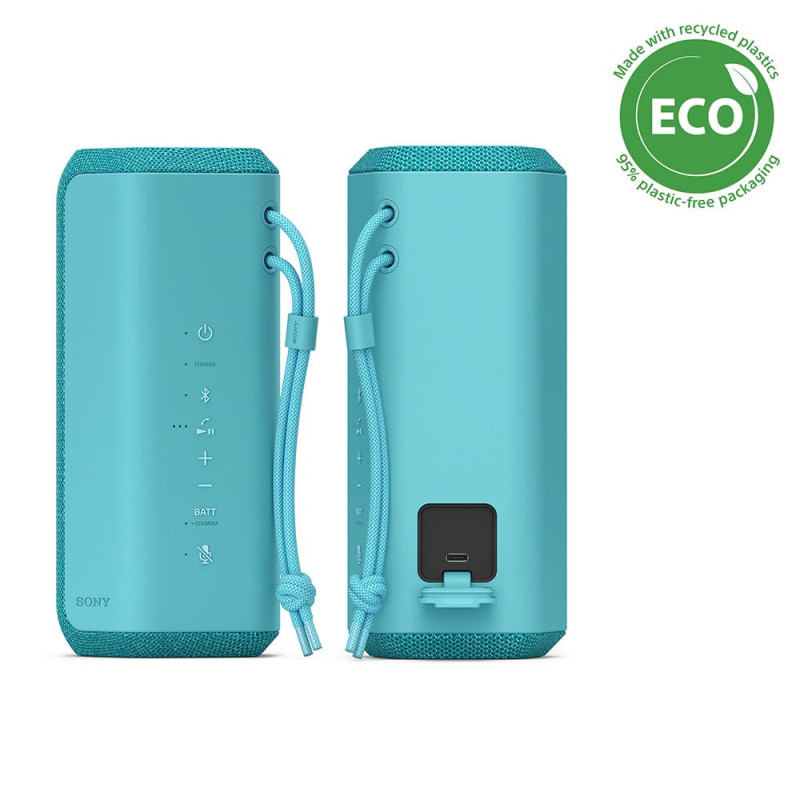 Enceinte portable sans fil bluetooth étanche Turquoise - SONY - SRSXE200L-CE7 