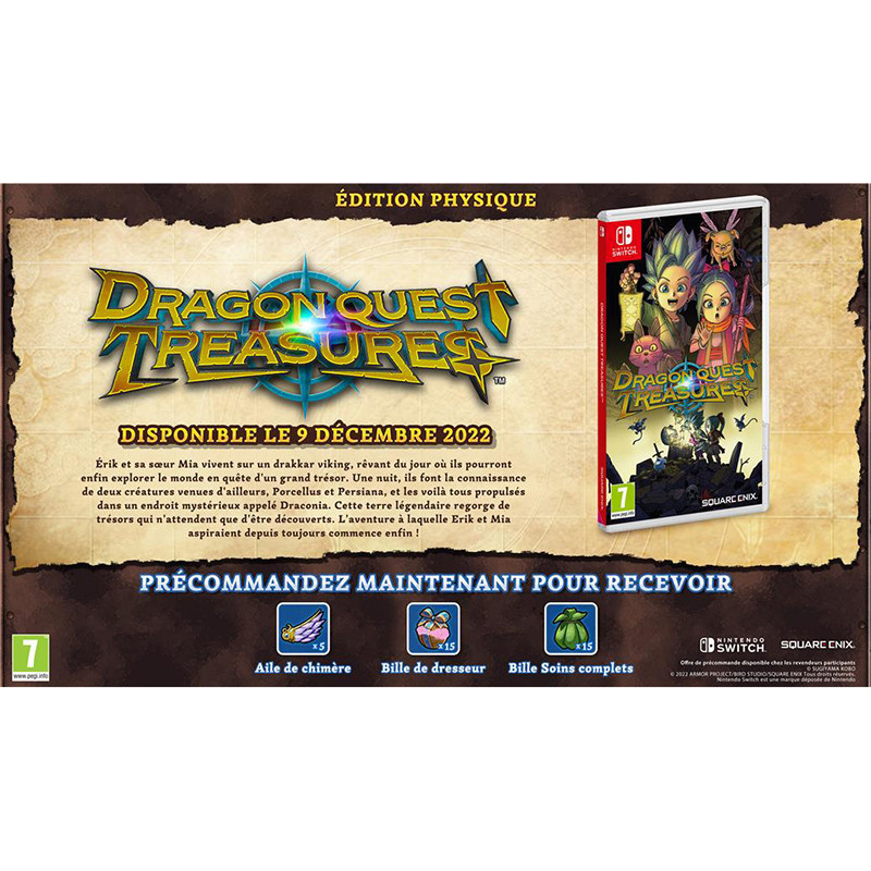 Jeu Switch Dragon Quest Treasures - SQUARE ENIX - 77870021335