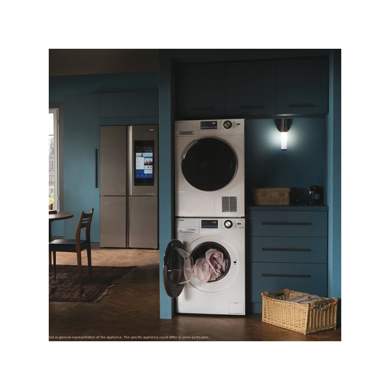 Lave-linge Série 636 9Kg Noir/Blanc - HAIER - HW90-B14636N-FR