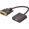 Adaptateur DVI-D vers VGA Noir - CUC EXERTIS CONNECT - ADA_DVI-D_VGA