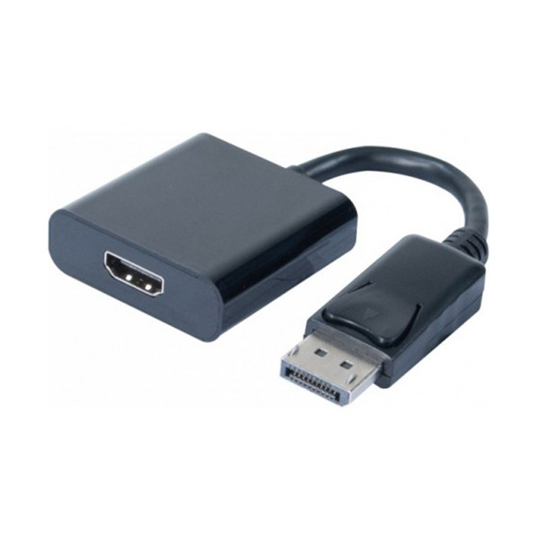 Adaptateur Display Port Mâle vers HDMI Femelle 15cm Noir - CUC EXERTIS  CONNECT - ADA_DP_HDMI 