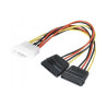 Adaptateur d'alimentation Molex vers 2x SATA 15cm - CAB_ALIM_2X_SATA