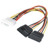 Adaptateur d'alimentation Molex vers 2x SATA 15cm - CAB_ALIM_2X_SATA