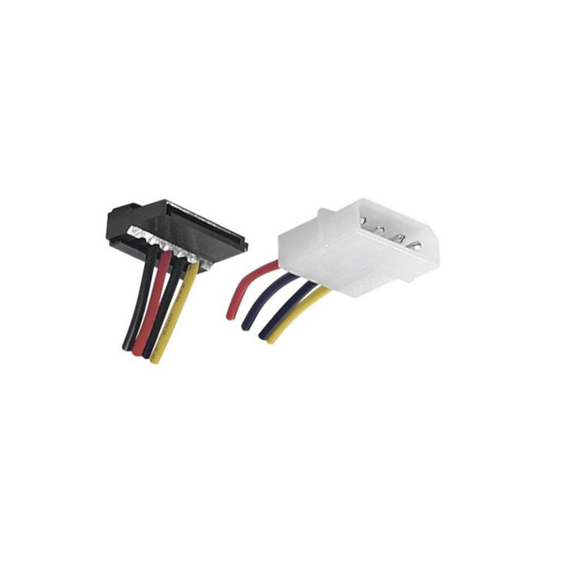 Adaptateur d'alimentation Molex vers SATA Coudé 15cm - ADA_ALIM_147553