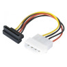 Adaptateur d'alimentation Molex vers SATA Coudé 15cm - ADA_ALIM_147553