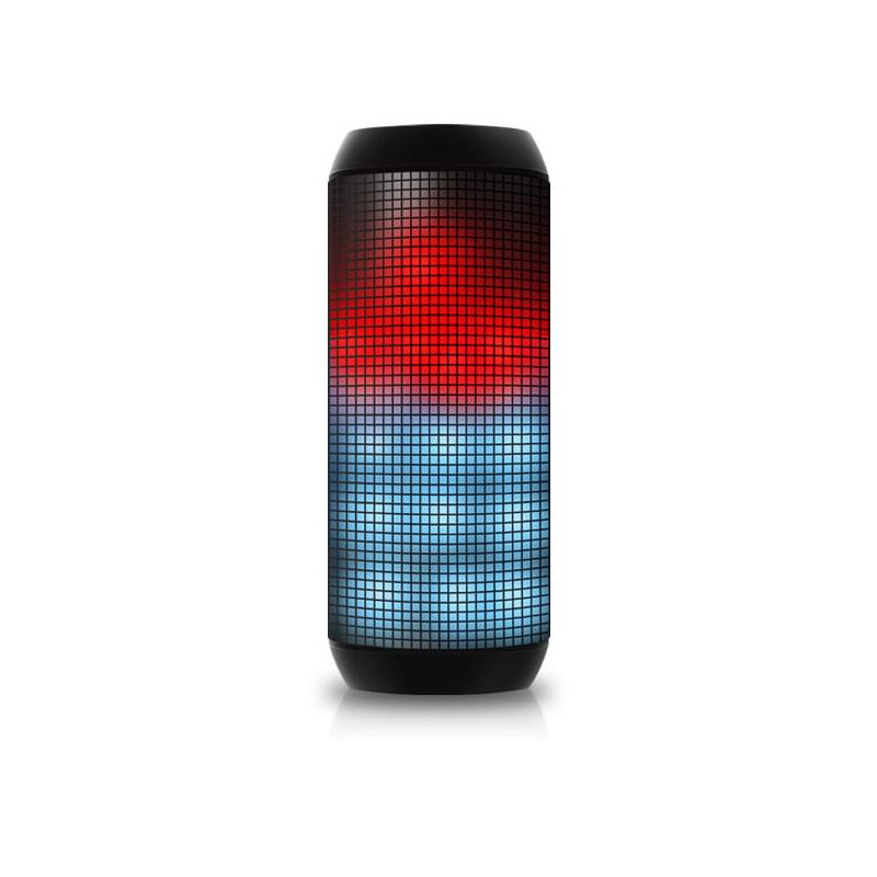 Enceinte Bluetooth Lumineux RGB 2 x 3,5W Noir - DUST - HP_DUST_DU-T900A