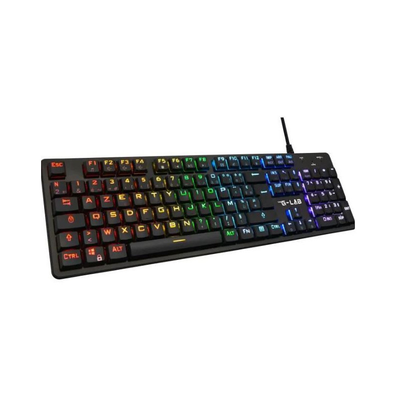 Clavier Gaming Keyz Platinium Filaire Mécanique RGB - THE G-LAB - BS_KEYZ_PLATINIUM