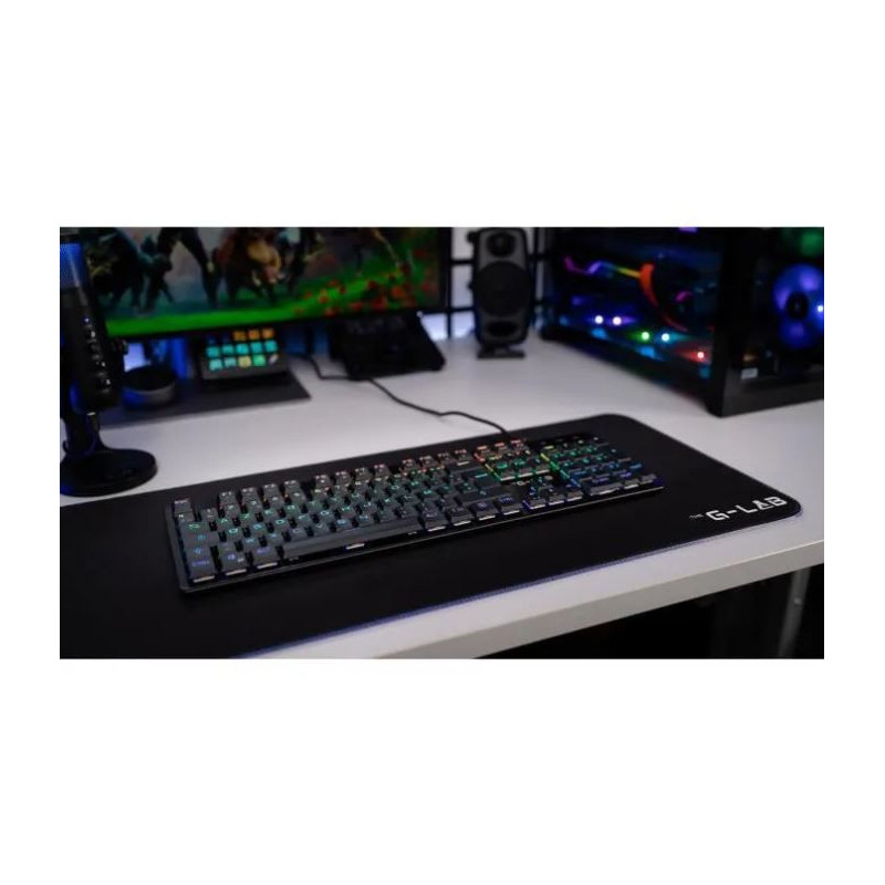 Clavier Gaming Keyz Platinium Filaire Mécanique RGB - THE G-LAB - BS_KEYZ_PLATINIUM