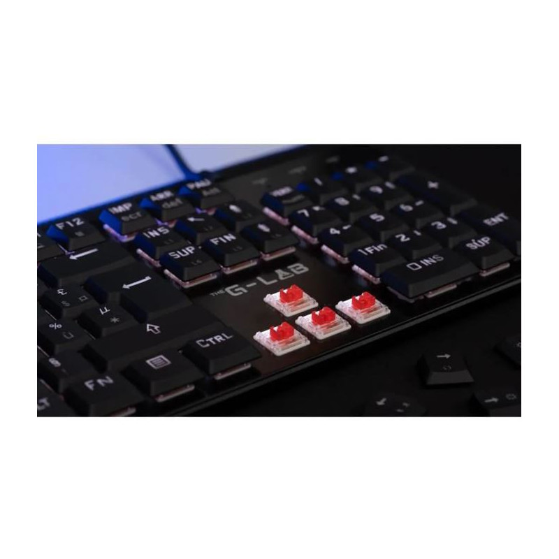 Clavier Gaming Keyz Platinium Filaire Mécanique RGB - THE G-LAB - BS_KEYZ_PLATINIUM