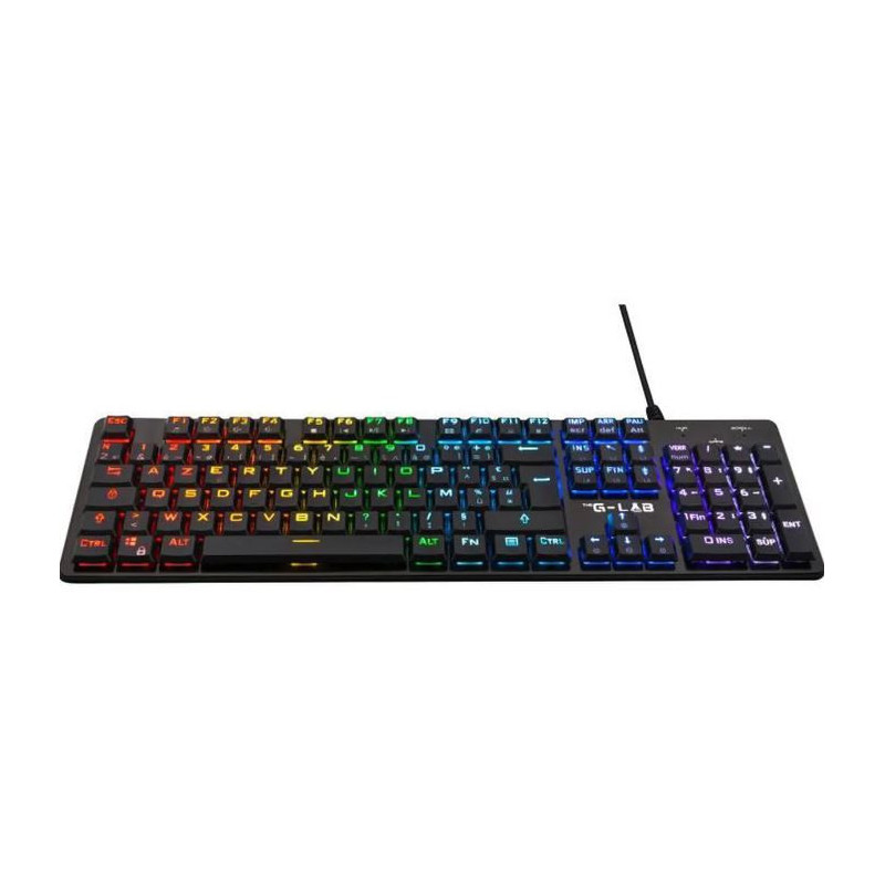 Clavier Gaming Keyz Platinium Filaire Mécanique RGB - THE G-LAB - BS_KEYZ_PLATINIUM