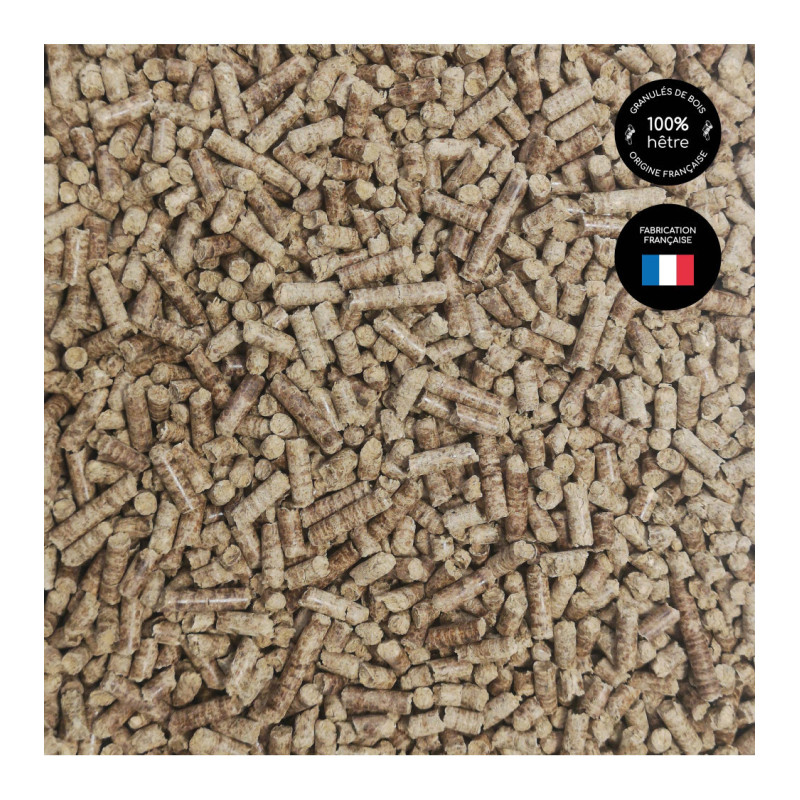 Pellets de bois 100% hêtre pour fours à pizza 5kg - ZIIPA