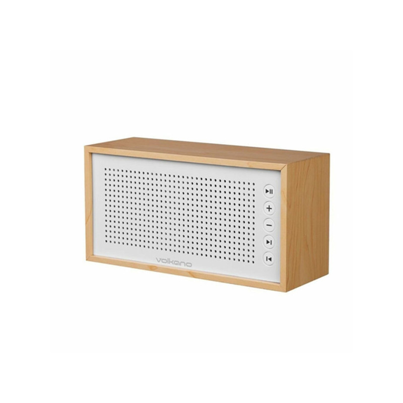 Enceinte Bluetooth Deco Series Bois - VOLKANO - VOL_VK_3132_WD