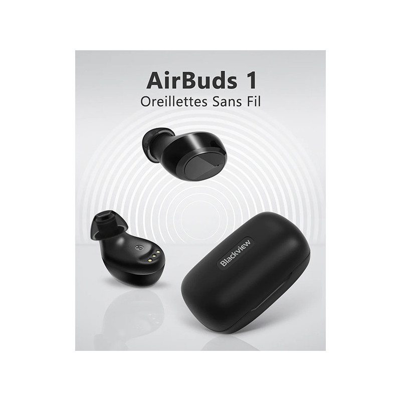 Écouteurs AirBuds 1 Noir - BLACKVIEW - CAS_BV_AIRBUDS1