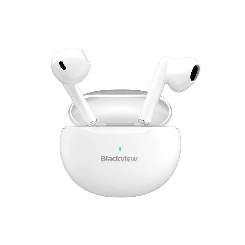 Ecouteurs Bluetooth 5.3 Airbuds 6 Dernière Version Blanc - BLACKVIEW - CAS_BV_AIRBUDS_6