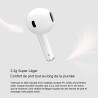 Ecouteurs Bluetooth 5.3 Airbuds 6 Dernière Version Blanc - BLACKVIEW - CAS_BV_AIRBUDS_6