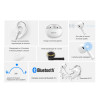 Ecouteurs Bluetooth 5.3 Airbuds 6 Dernière Version Blanc - BLACKVIEW - CAS_BV_AIRBUDS_6