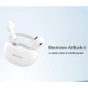 Ecouteurs Bluetooth 5.3 Airbuds 6 Dernière Version Blanc - BLACKVIEW - CAS_BV_AIRBUDS_6