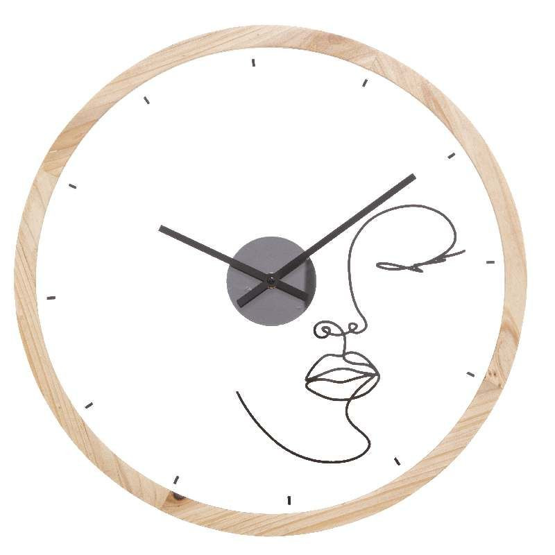 Horloge pour meubles maison Legno Verre 45cm ATMOSPHERA 185808