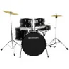 Batterie acoustique Studio DrumSet Fusion Noir - DIVARTE - DIVSTUDIODRUMSETBK,