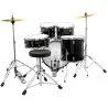 Batterie acoustique Studio DrumSet Fusion Noir - DIVARTE - DIVSTUDIODRUMSETBK,