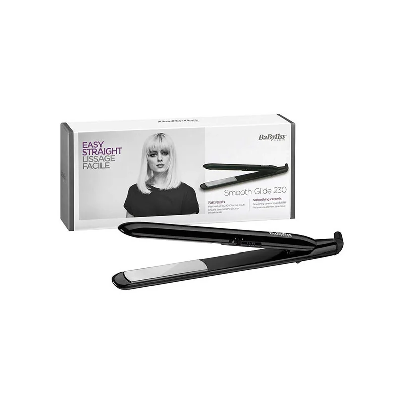 Fer à Lisser Smooth Glide 230 Noir - BABYLISS - ST240E