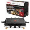 Raclette Gourmet Grill Plancha 1350W 8 personnes Gris - TEFAL - RE610D