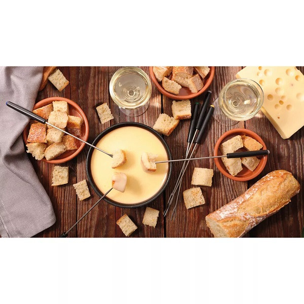Tefal Cheese N’Co 6 en 1 Appareil à raclette multifonction, Raclette,  Fondue, Tartiflette, Crêpe, Plancha, Boîte à fromage, Gratiné 6 Personnes